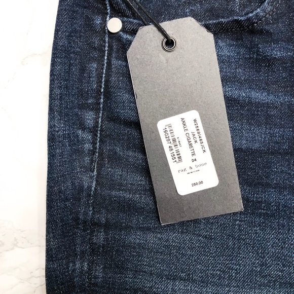 Rag & Bone NWT Dark Wash Denim Jeans - Picture 8 of 8